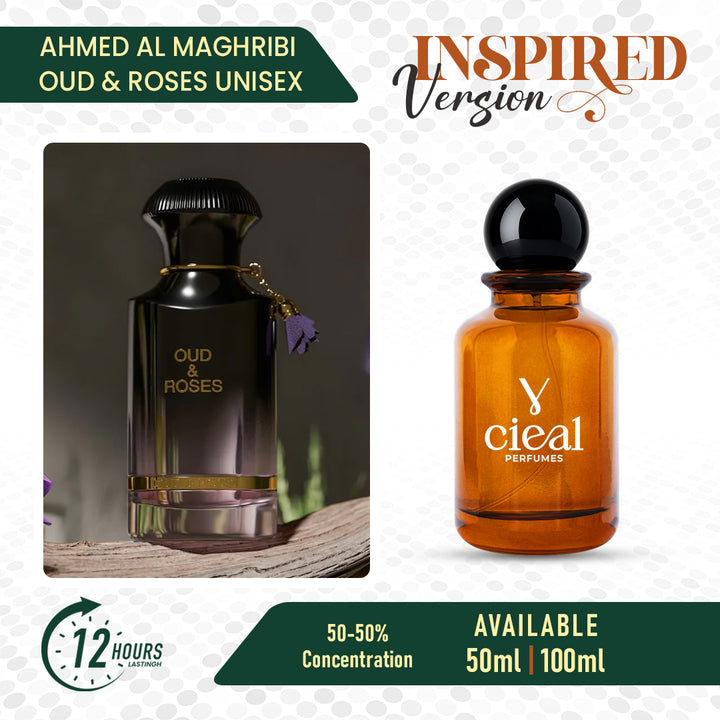INSPIRED VERSION OF AHMED AL MAGHRIBI – OUD & ROSES (UNISEX)