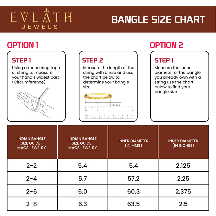 Traditional Lakshmi Design Kada Bangles - Evlath Jewels