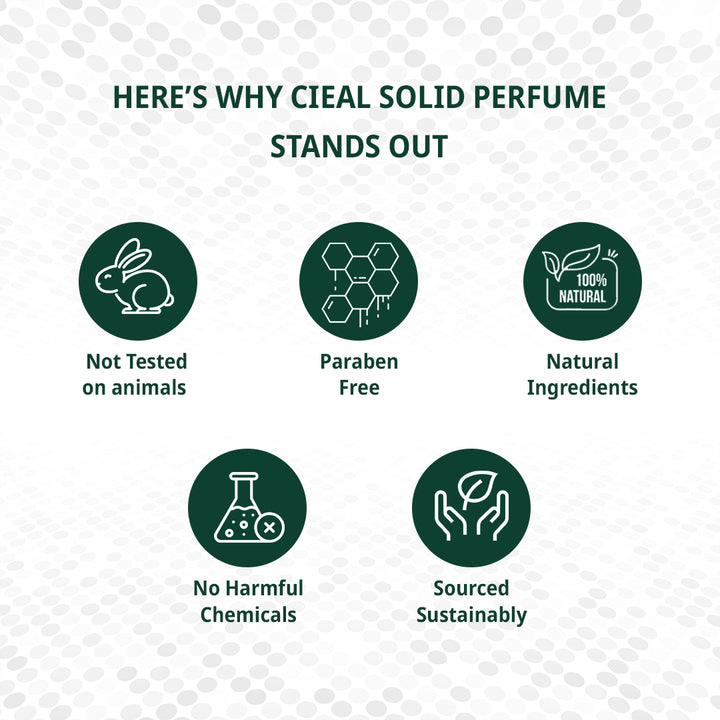 CIEAL Solid Perfume Set of 12 – Complete Collection of Premium Solid Perfumes in One Elegant Box