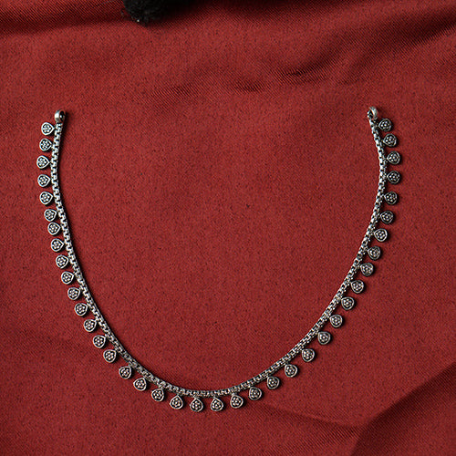 Oxidised Black Metal Necklace – Evlath Jewels