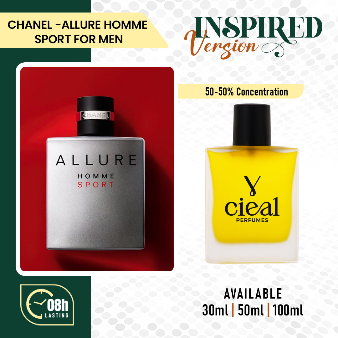 INSPIRED VERSION OF CHANEL – ALLURE HOMME SPORT (FOR MEN)