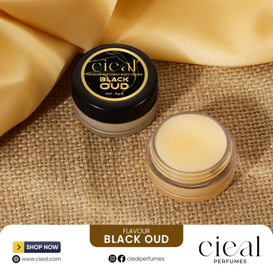 SET OF 6 SOLID PERFUMES – AMBER WOOD | BROWN ORCHID | BLACK OUD | BRUT | CHOCOLATE MUSK | CR7