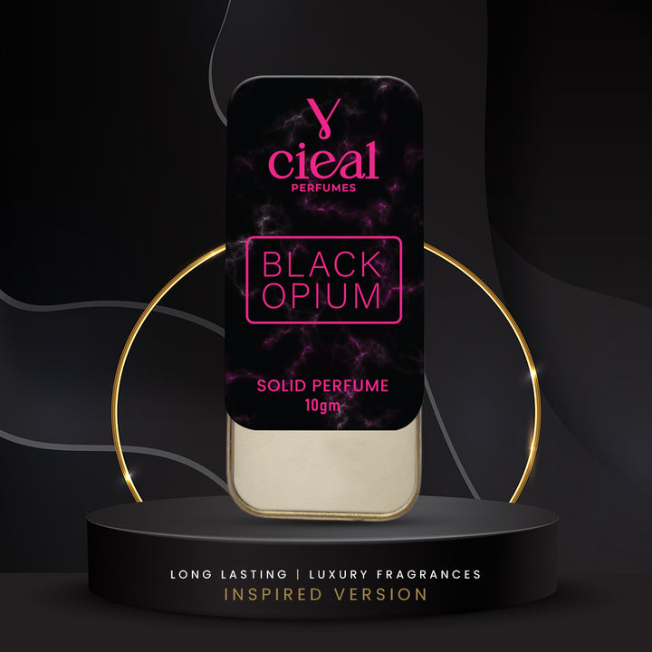 CIEAL SLIDING SOLID PERFUME – SET OF 3-3 INSPIRED BY VERSACE BRIGHT CRYSTAL, GUCCI FLORA & YSL BLACK OPIUM.