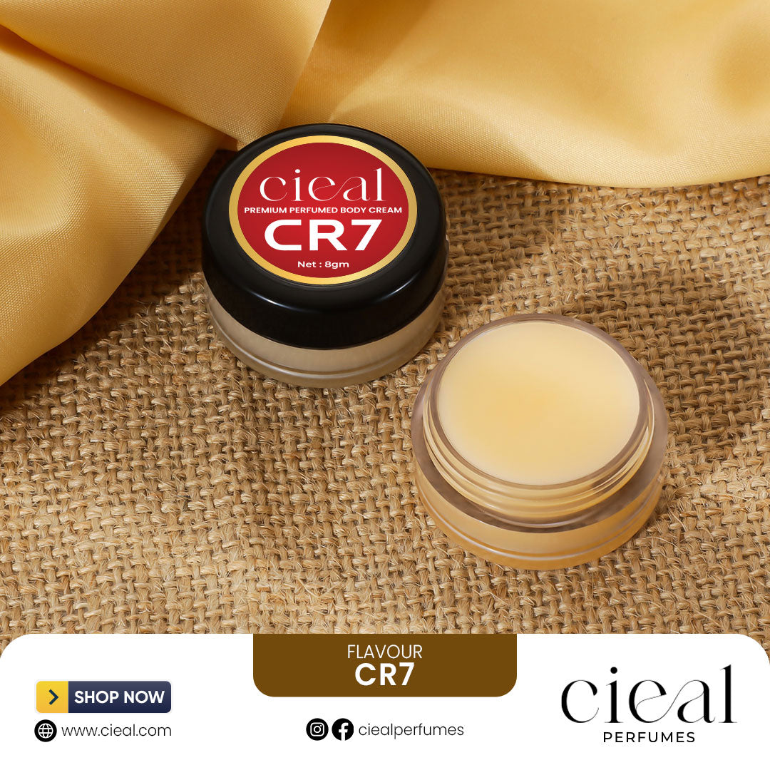 SET OF 6 SOLID PERFUMES – AMBER WOOD | BROWN ORCHID | BLACK OUD | BRUT | CHOCOLATE MUSK | CR7