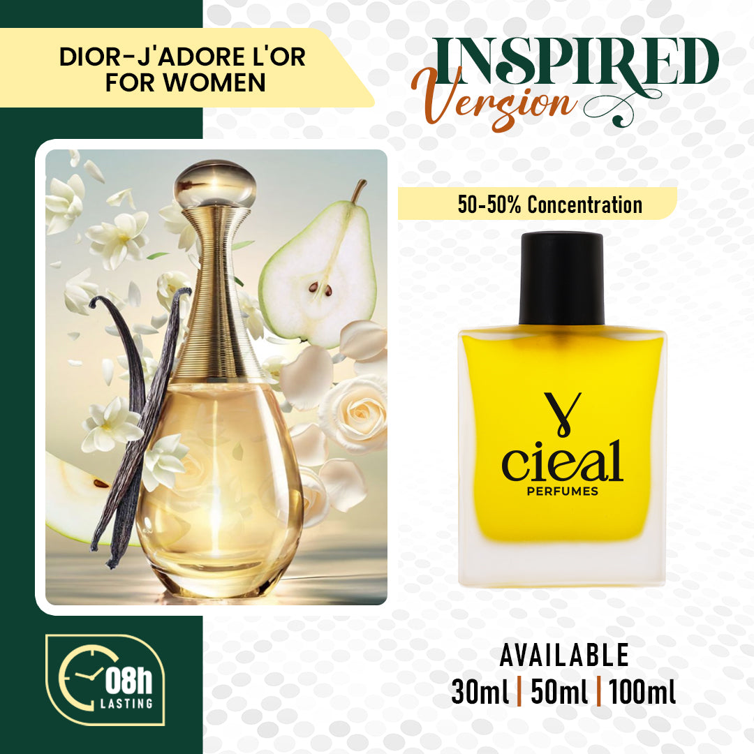 INSPIRED VERSION OF DIOR – J’ADORE L’OR (FOR WOMEN)