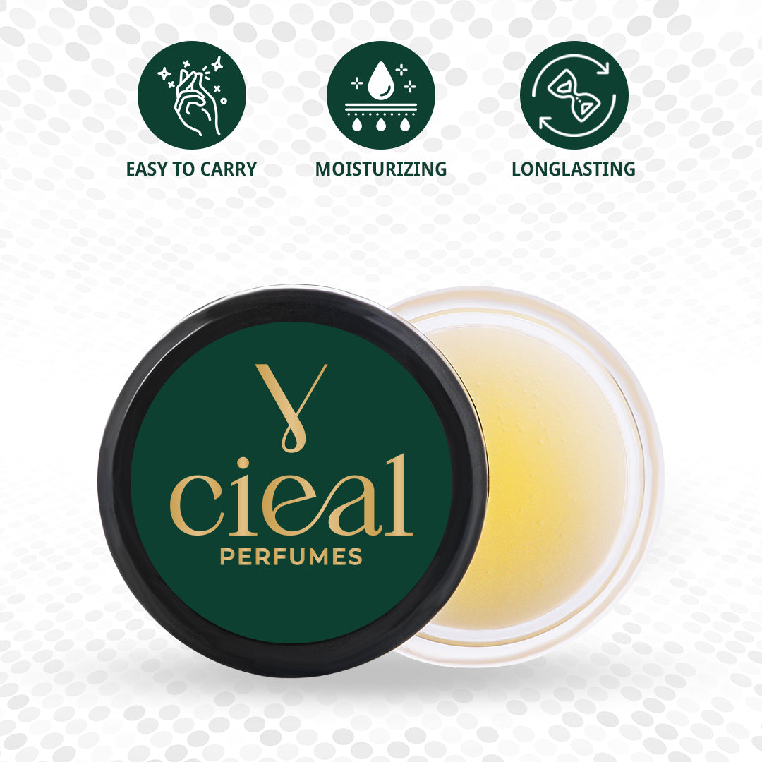 CIEAL Solid Perfume Set of 3 – Amber Wood | Black Oud | Brown Orchid