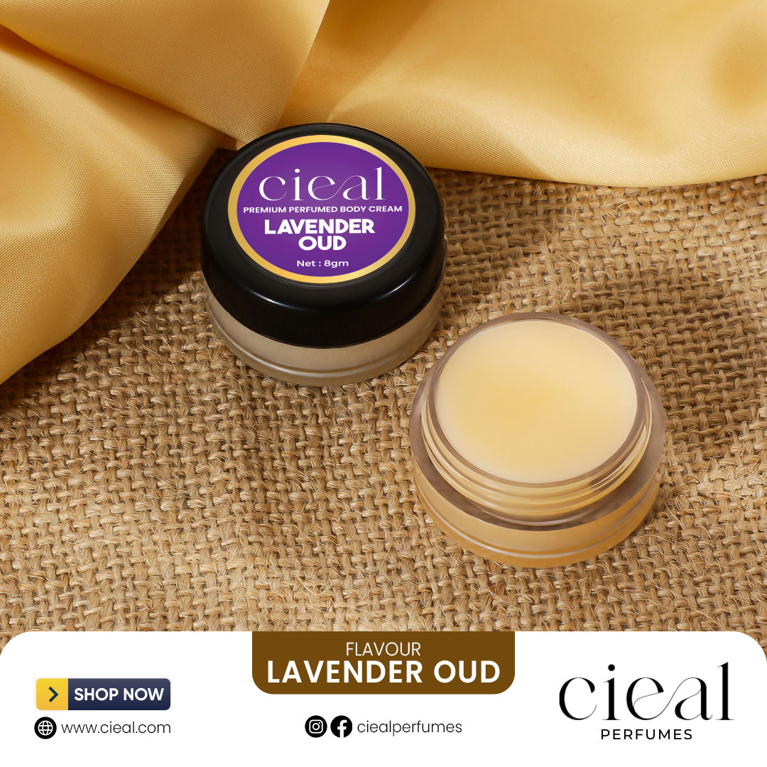 SET OF 6 SOLID PERFUMES – LAVENDER OUD | BROWN ORCHID | OPEN | BRUT | POLO BLUE | CR7