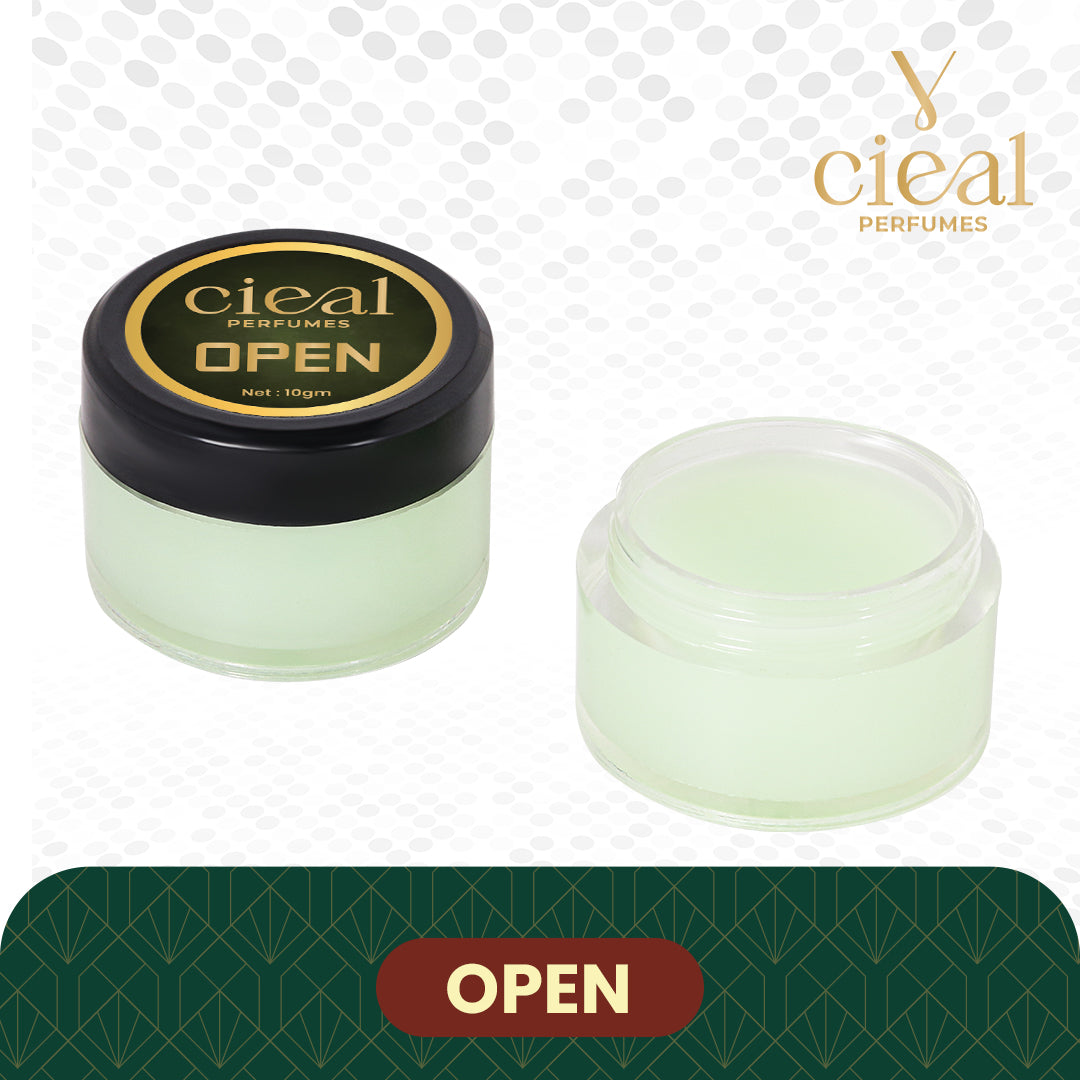 CIEAL Solid Perfume Set of 3 – Polo Blue | Royal Rose | Open