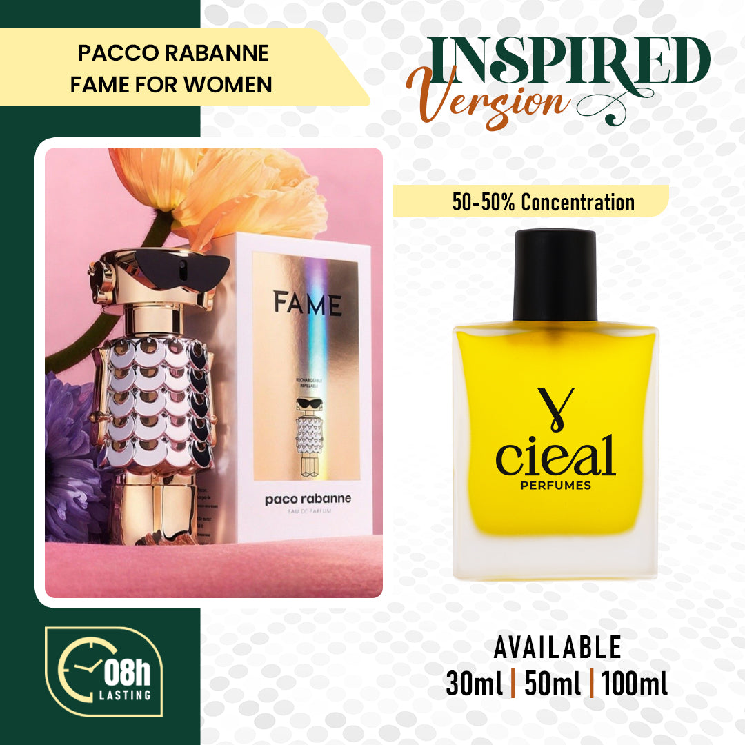 INSPIRED VERSION OF PACO RABANNE – FAME (FOR WOMEN)
