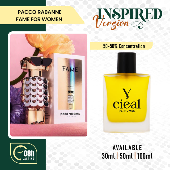 INSPIRED VERSION OF PACO RABANNE – FAME (FOR WOMEN)