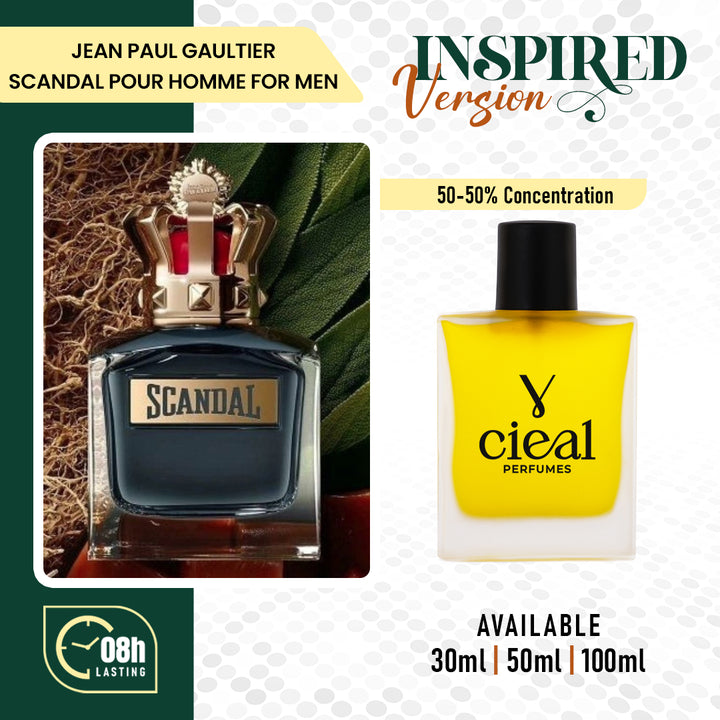 INSPIRED VERSION OF JEAN PAUL GAULTIER – SCANDAL (FOR MEN)