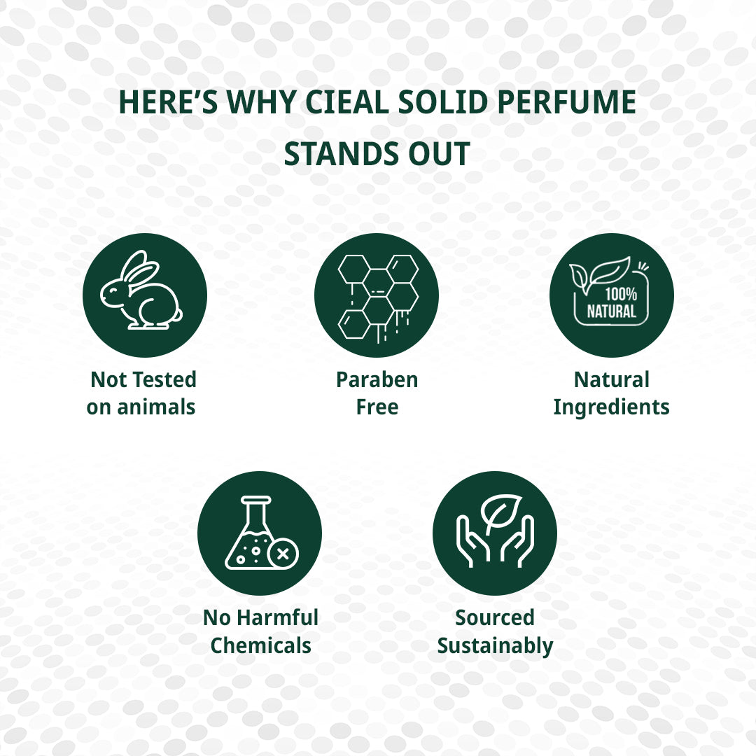 CIEAL Solid Perfume Set of 3 – Amber Wood | Black Oud | Brown Orchid